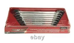 New Snap-onT 7pc SAE 0° Non-Reversing Ratcheting Combo Wrench Set SOXR707A