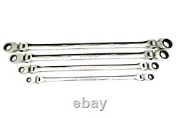 New Snap-onT XFR704 4-piece SAE 12-pt Double Flex Ratcheting Box Wrench Set