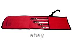 New Snap-onT XFR704 4-piece SAE 12-pt Double Flex Ratcheting Box Wrench Set