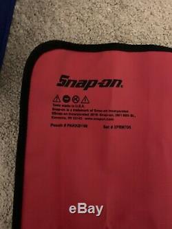 New Snap-on 5 pc 12-Point Metric Double Flex Ratcheting Box Wrench Set XFRM705