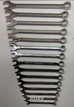 New Williams 15pc Combination Wrench Set SUPERCOMBO Non-Ratcheting, SAE