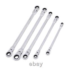 Orion Motor Tech 6-Piece Metric 8mm 19mm Extra Long Gear Ratcheting Wrench Set