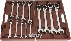 Paramount 13 Piece, 5/16 to 1, Reversible Ratcheting Combination Wrench Set