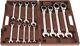 Paramount 13 Piece, 5/16 To 1, Reversible Ratcheting Combination Wrench Set