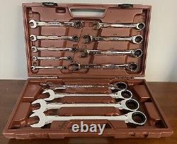 Paramount 13 Piece Ratcheting Combination Wrench Set, Inch Sizes 1/4 to 1