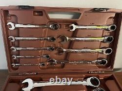 Paramount 13 Piece Ratcheting Combination Wrench Set, Inch Sizes 1/4 to 1