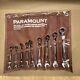Paramount 9pc 9/32 3/4 Spline Chrome Reversible Ratcheting Combo Wrench Set