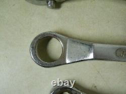 Pittsburgh Deep Offset Double Box End Ratcheting Reversible Wrench Set of 5
