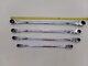 Platinum 4 Pc. X-long Flex Head Rachet Wrench Set-12 Point Sae- Great Set