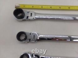 Platinum 4 Pc. X-Long Flex Head Rachet Wrench Set-12 Point SAE- Great Set