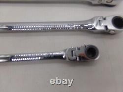 Platinum 4 Pc. X-Long Flex Head Rachet Wrench Set-12 Point SAE- Great Set