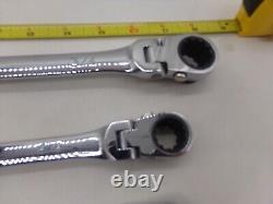 Platinum 4 Pc. X-Long Flex Head Rachet Wrench Set-12 Point SAE- Great Set