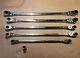 Platinum 5 Pc. X-long Flex Head Rachet Wrench Set-12 Point Metric + 1 Matco 3/8