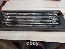 Platinum XXL Ratcheting Wrench Set Metric Flex Head Reversing With Tray NICE