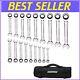 Premium Chrome Finish 18-piece Metric Ratcheting Wrench Set Ideal Gift For Him