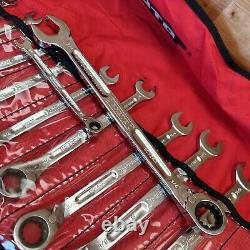 Proto 11 Pc Ratcheting Combination Wrench Set SAE 1/4 3/4 ASD Made In USA