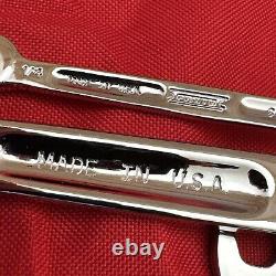 Proto 11 Pc Ratcheting Combination Wrench Set SAE 1/4 3/4 ASD Made In USA