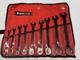 Proto 9 Piece Jscr9 1/4 To 3/4 Sae Ratchet Wrench Set With Pouch