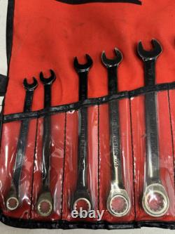 Proto 9 Piece JSCR9 1/4 to 3/4 SAE Ratchet Wrench Set with Pouch