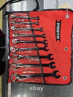 Proto Anti Slip Ratcheting Combination Wrench Set Of 9 26937-2