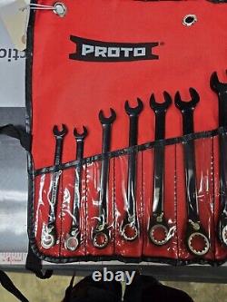 Proto Anti Slip Ratcheting Combination Wrench Set Of 9 26937-2
