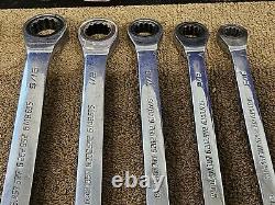 Proto Blackhawk Ratchet Ratcheting Wrench Combination Set BW 1400 Sae 3/4 5/16