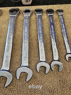 Proto Blackhawk Ratchet Ratcheting Wrench Combination Set BW 1400 Sae 3/4 5/16