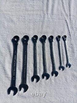 Proto Flex Head Ratcheting Wrench Set SAE USA Vintage