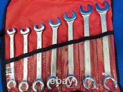 Proto J3700A Wrench Set Alloy Steel Satin Tools 3/8 To 3/4 7 Piece