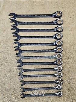 Proto Ratchet Ratcheting Combination Spline Wrench Set Metric 19mm to 7mm SCVM