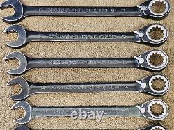 Proto Ratchet Ratcheting Combination Spline Wrench Set Metric 19mm to 7mm SCVM