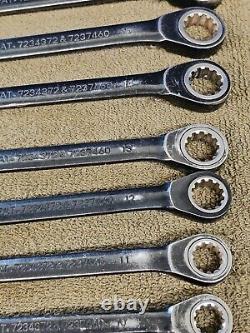 Proto Ratchet Ratcheting Combination Spline Wrench Set Metric 19mm to 7mm SCVM