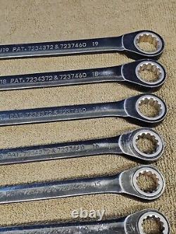 Proto Ratchet Ratcheting Combination Spline Wrench Set Metric 19mm to 7mm SCVM