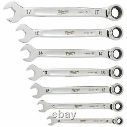 (QTY 10SETS), Milwaukee CANADA Metric Combination Ratcheting Wrenches Set of 7PC