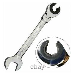 RatchetFix Tubing Wrench with 180°Movable Head Professional Auto Repair Tool Set
