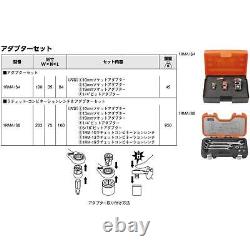 Ratchet Combination Wrench & Adapter Set 1RMA/S8