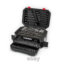 Ratchet Mechanics Tool Set Chest 72-Tooth 244 Piece 1/4 in. 3/8 in. 1/2 in