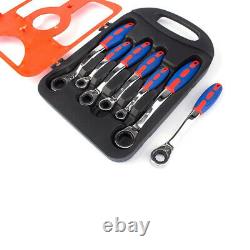 Ratchet Wrench Set Spanner 7pcs Insulated Multifunctional 8-19mm Tool Teeth 72