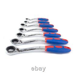 Ratchet Wrench Set Spanner 7pcs Insulated Multifunctional 8-19mm Tool Teeth 72
