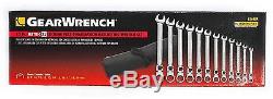 Ratcheting Combination Wrench Set Hand Tools Automotive Mechanical SAE Metric