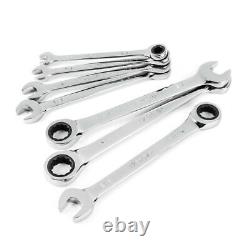 Ratcheting SAE Combination Wrench Set (7-Piece)