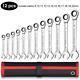Ratcheting Wrench Set Metric And Standard 12-point Box End Combination Spanner