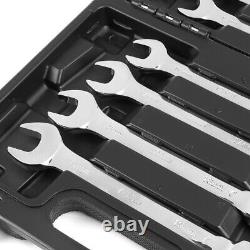 Ratcheting Wrench Tool Box Pivoting Head-Swivel 180 Degree Set Of 12 Pcs 15mm