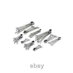 SAE/MM Ratcheting Wrench Set with Stubby (30-Piece) by Husky