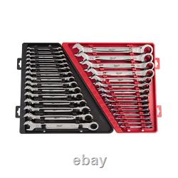 SAE/Metric Combination Ratcheting Wrench Mechanics Tool Set (30-Piece)