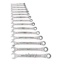 SAE/Metric Combination Ratcheting Wrench Mechanics Tool Set (30-Piece)