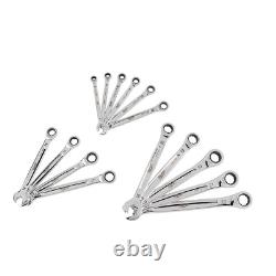 SAE/Metric Combination Ratcheting Wrench Mechanics Tool Set (30-Piece)