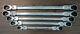 Set Of 5 Ratcheting Metric Wrenches Nrm1719 Ezred 17mm X 19mm Flex Head & More