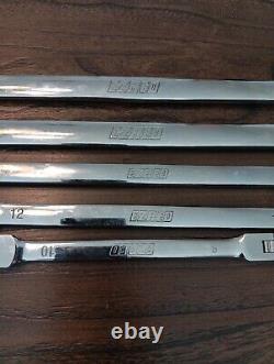 SET OF 5 Ratcheting Metric Wrenches NRM1719 EZRed 17mm x 19mm Flex Head & More