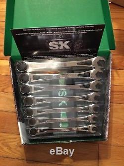 SK Hand Tool 80049 7 Piece SAE X-Frame Ratcheting Wrench SetBRAND NEW